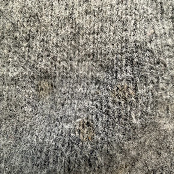 J.Crew Men’s Large Gray 100% Lambswool Turtleneck Sweater Pullover - Picture 7 of 8